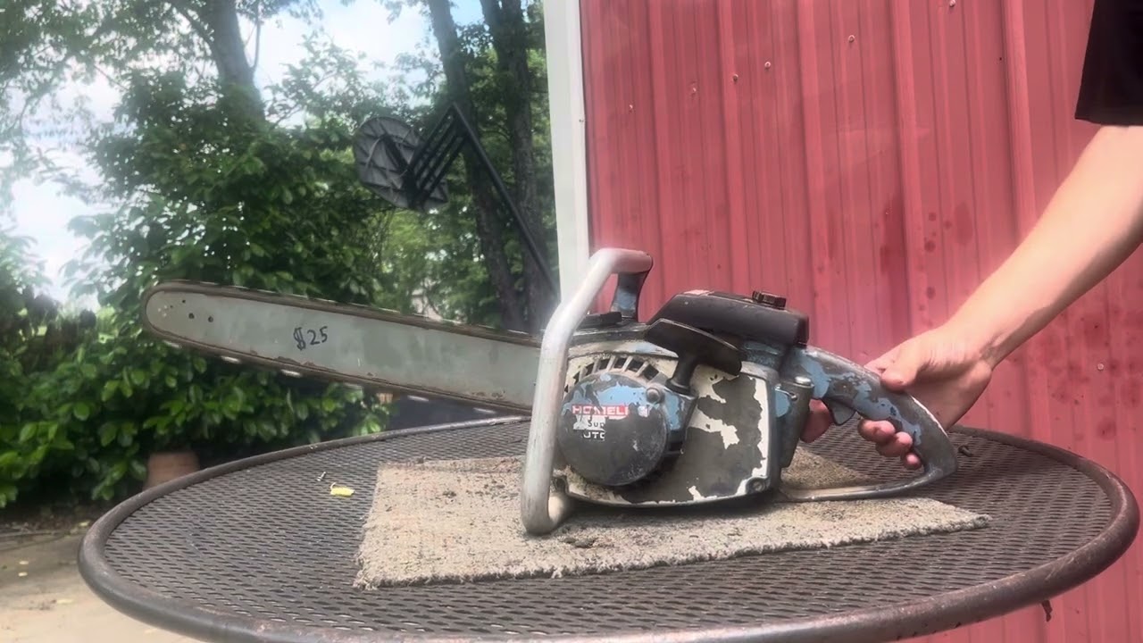 Will it run? early 70s homelite super XL for the first time in many years