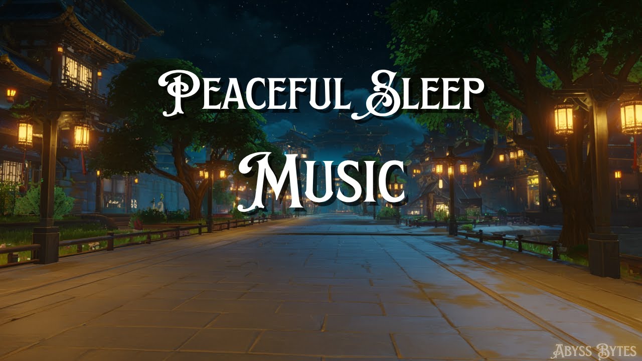 Genshin Impact Sleep Music | Calming Harp & Ambient Mix (1.5 Hours)