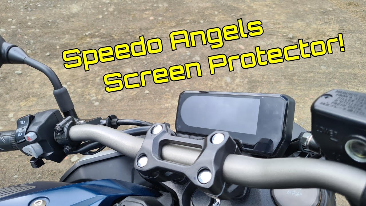 How to fit a dashboard screen protector on your motorcycle