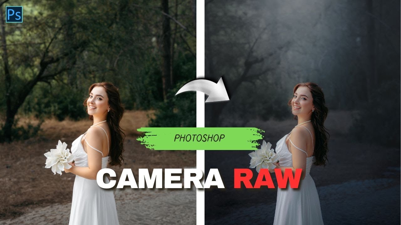Get a Dark Foggy Forest Look With Masking In Camera Raw | Photoshop Camera Raw Color Grading