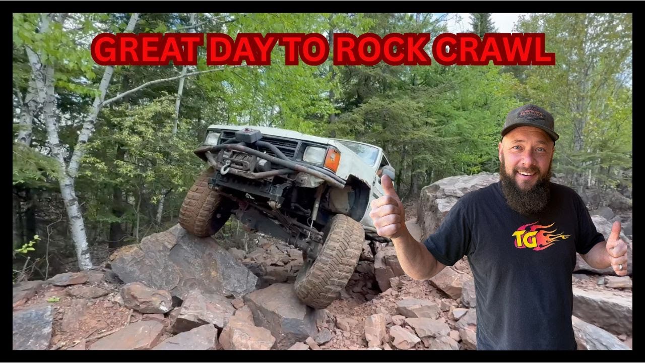 Gilbert, MN: ROCK CRAWLING  on OLD Mining Tailings! LONE PINE & The GORGE Trail!