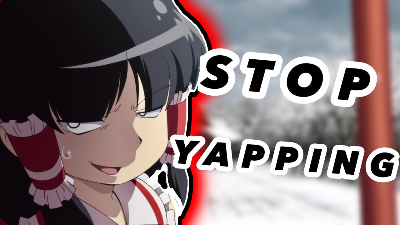 Me and my friend reacted to Touhou Memories of Phantasm but I kept YAPPING