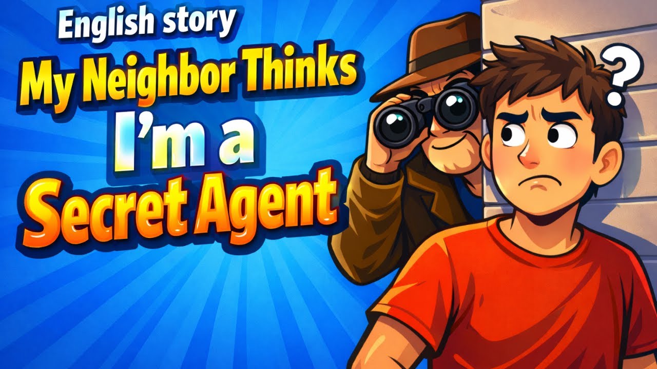 My Neighbor Thinks I’m a Secret Agent | Learn English Through Story| Learn English