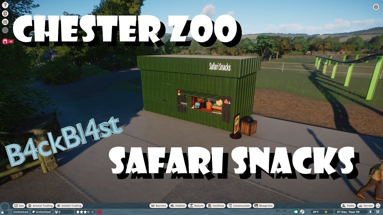 Planet Zoo Chester Zoo - Safari Snacks