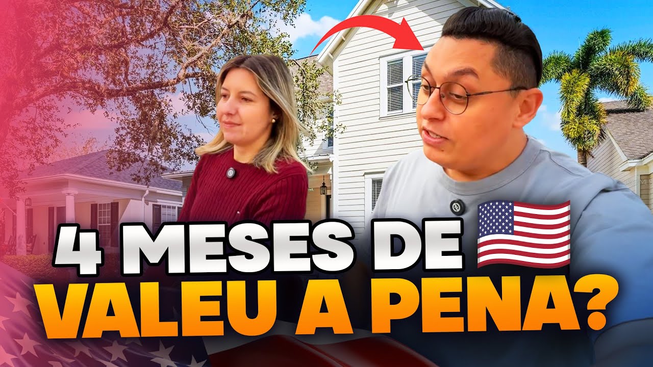 REC&Eacute;M-CHEGADOS NOS EUA - 4 MESES