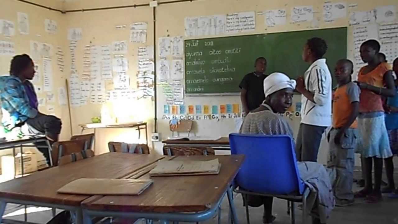Okambebe Villagers Singing Traditional Oshikwanyama