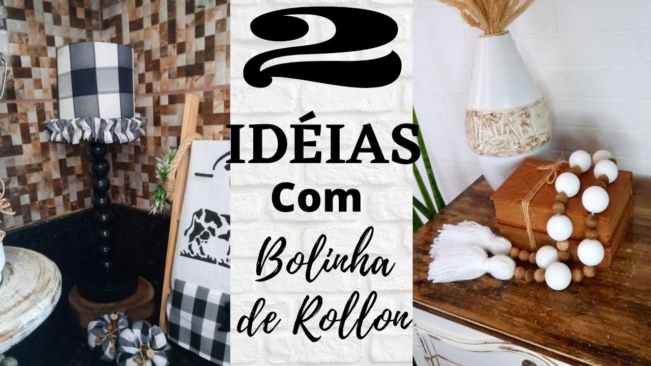 IDÉIAS INCRÍVEIS REUTIZANDO BOLINHA DE DESODORANTE ROLLON/DIY COM BOLINHA DE ROLLON/DIKINHA DIY