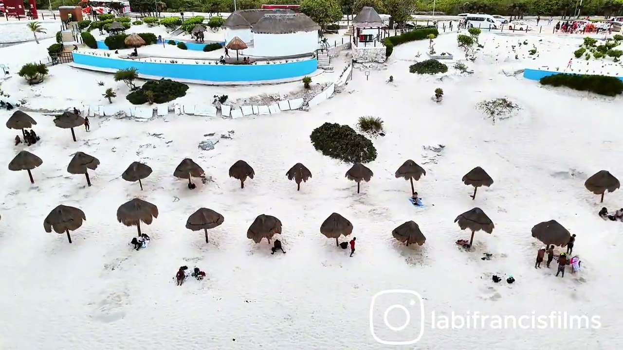 Cancun&rsquo;s Dolphins Beach Like You&rsquo;ve Never Seen Before | Mexico (Drone) 