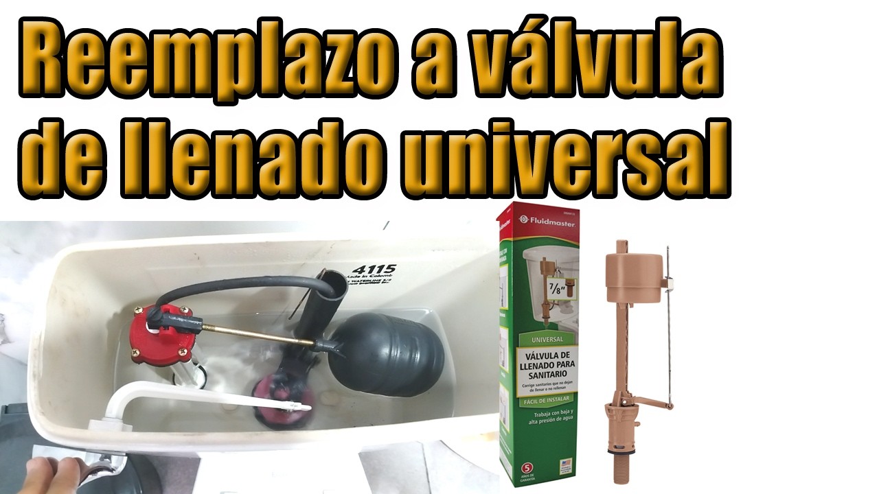 Valvula universal para inodoro
