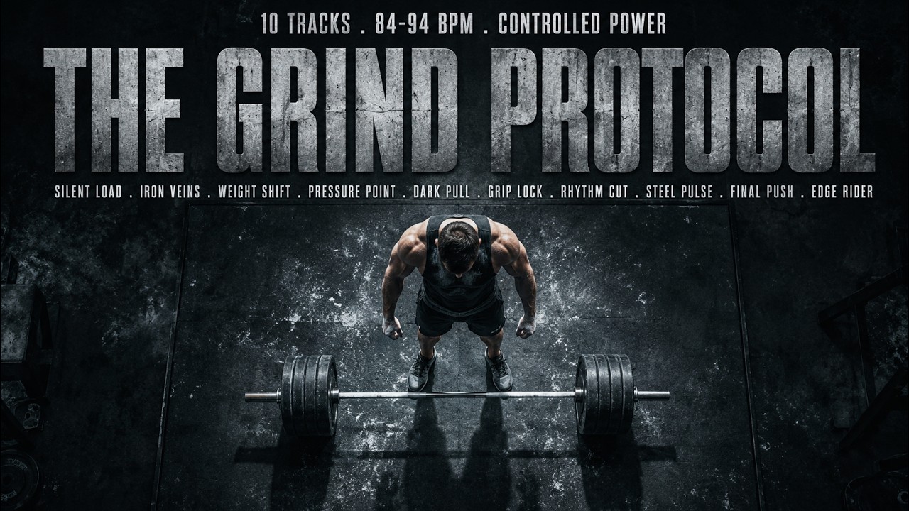 THE GRIND PROTOCOL | 10-Track Heavy Trap Workout Session | 84-94 BPM Controlled Power