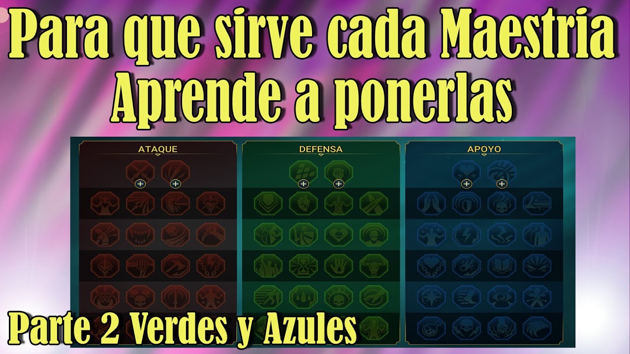 Para que sirve cada maestría? Parte 2 Verdes Y Azules