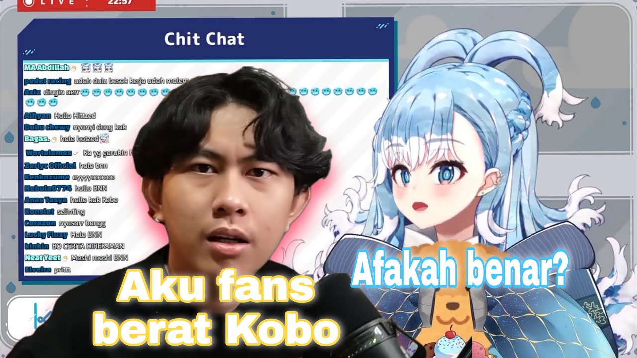 Hitzeed datang-datang malah ngaku sebagai fans berat Kobo | Kobo Kanaeru Ch. hololive-ID