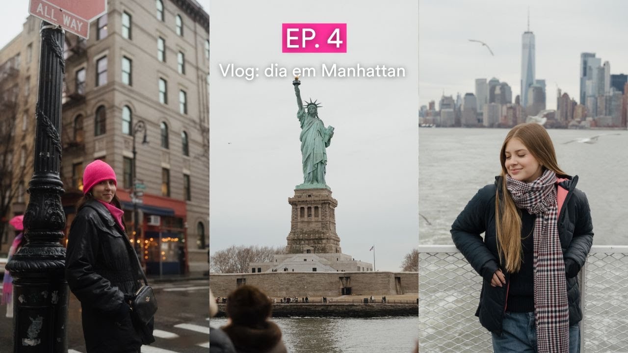 Vlog por Manhattan: Estátua da Liberdade, West Village e mais! 🗽