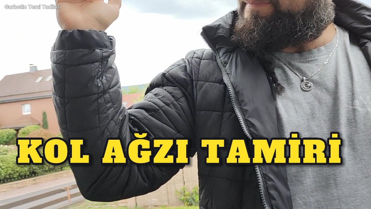 Mont Kol Ağzı Tamiri 💯✂️ Pratik ve Kolay Terzi Yöntemi ✅Evde Terzi Usulü Uygulama🧵