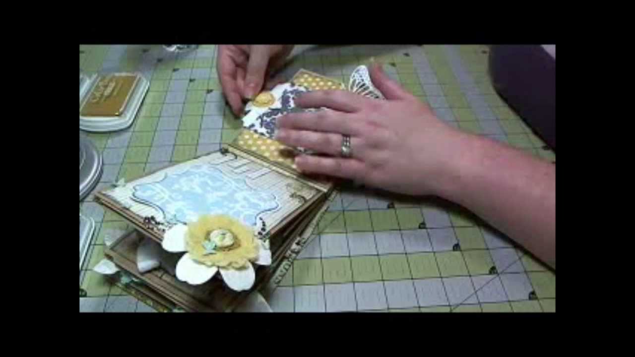 Scrapbook Mini Album: MME Sunshine Paper Bag Album, Part Four