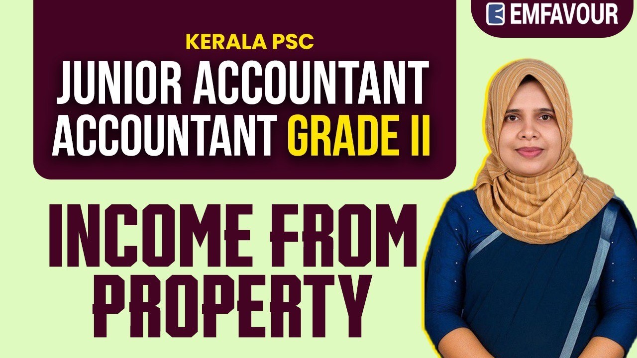 JUNIOR ACCOUNTANT 🔵Kerala PSC🔵 Income from House Property 