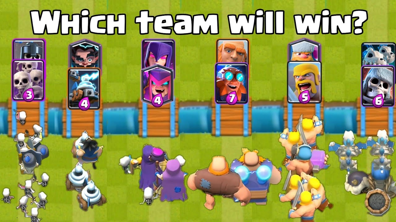 Which team will win?|2vs2|Clash Royale Olympics