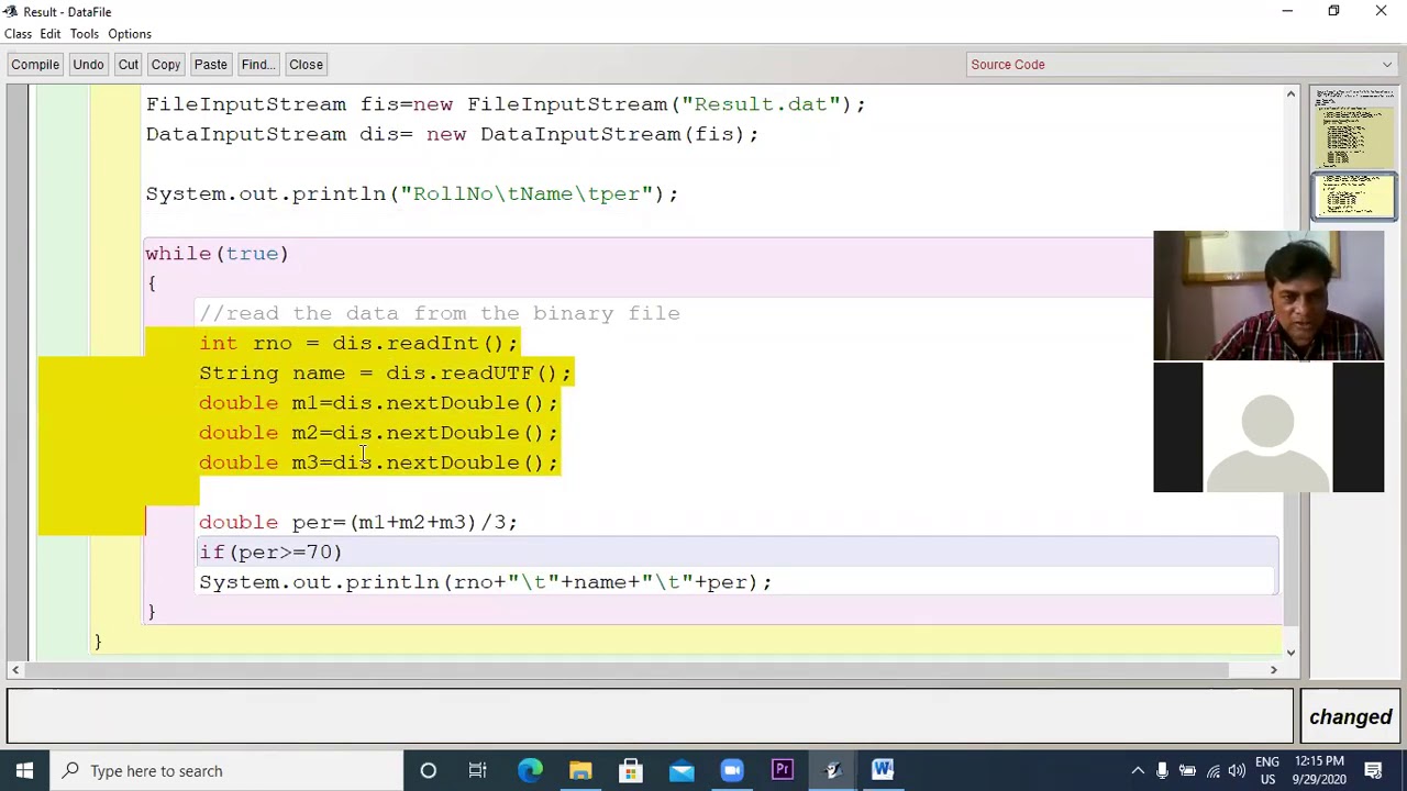 File Creating And Reading Binary File Appending Records