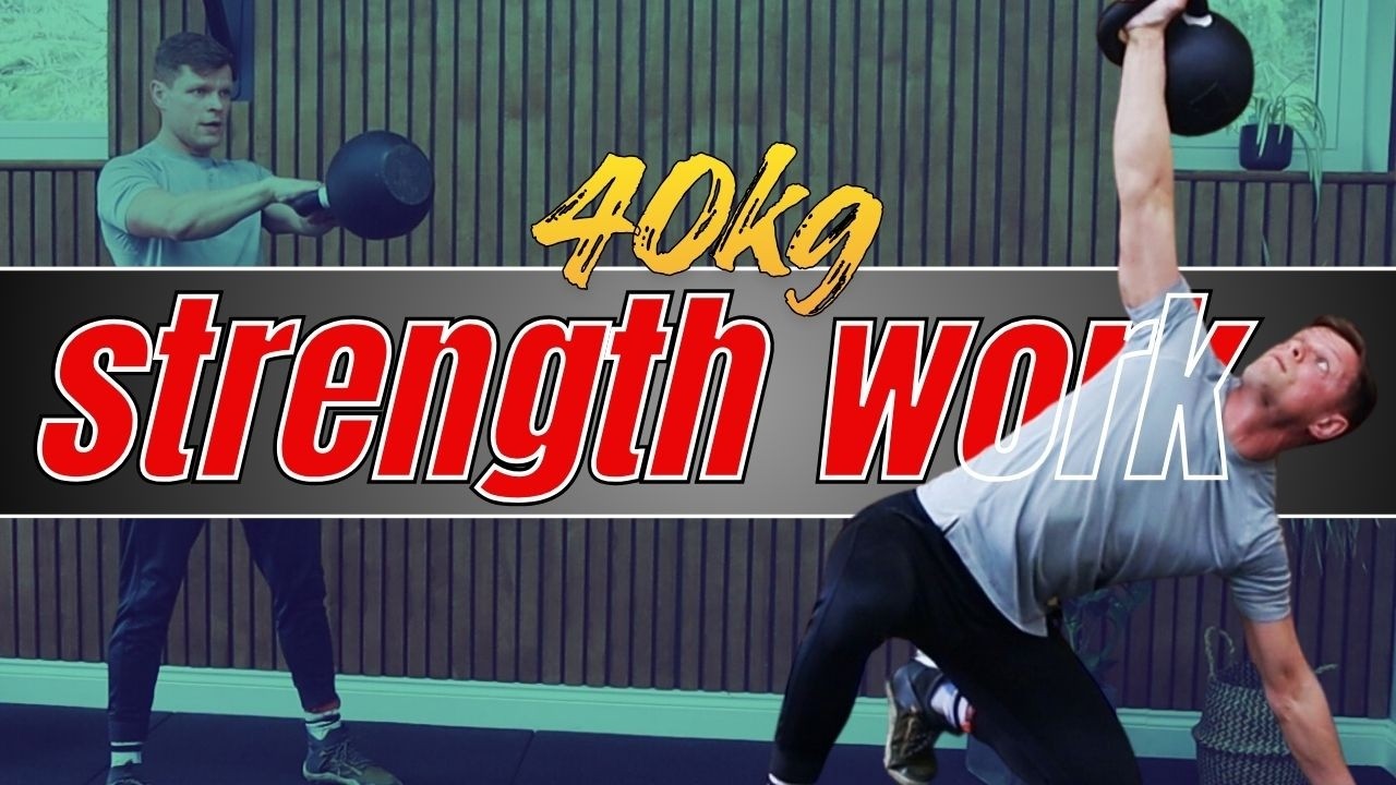 BUILD SERIOUS STRENGTH WITH ONE KETTLEBELL | 40kg Full Body Workout (Under 30 Min)