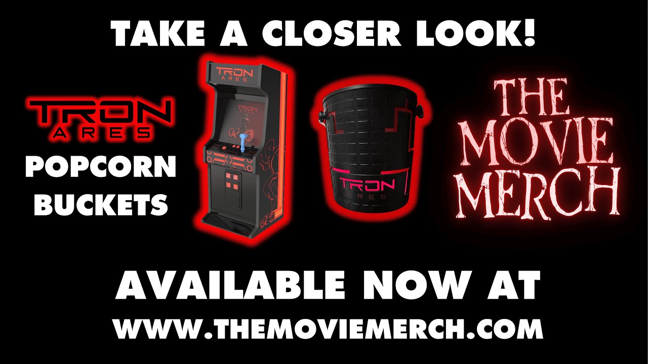 TRON: ARES — now in cinemas! Limited Edition Popcorn Buckets Available Now at theMovieMerch.com