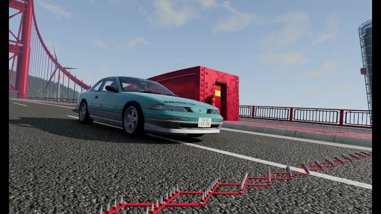 Beamng Drive SpikeStrips #1 HD