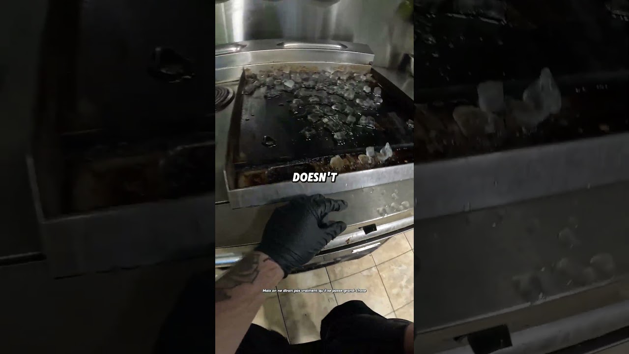 Can you clean a griddle with ice? 🧊