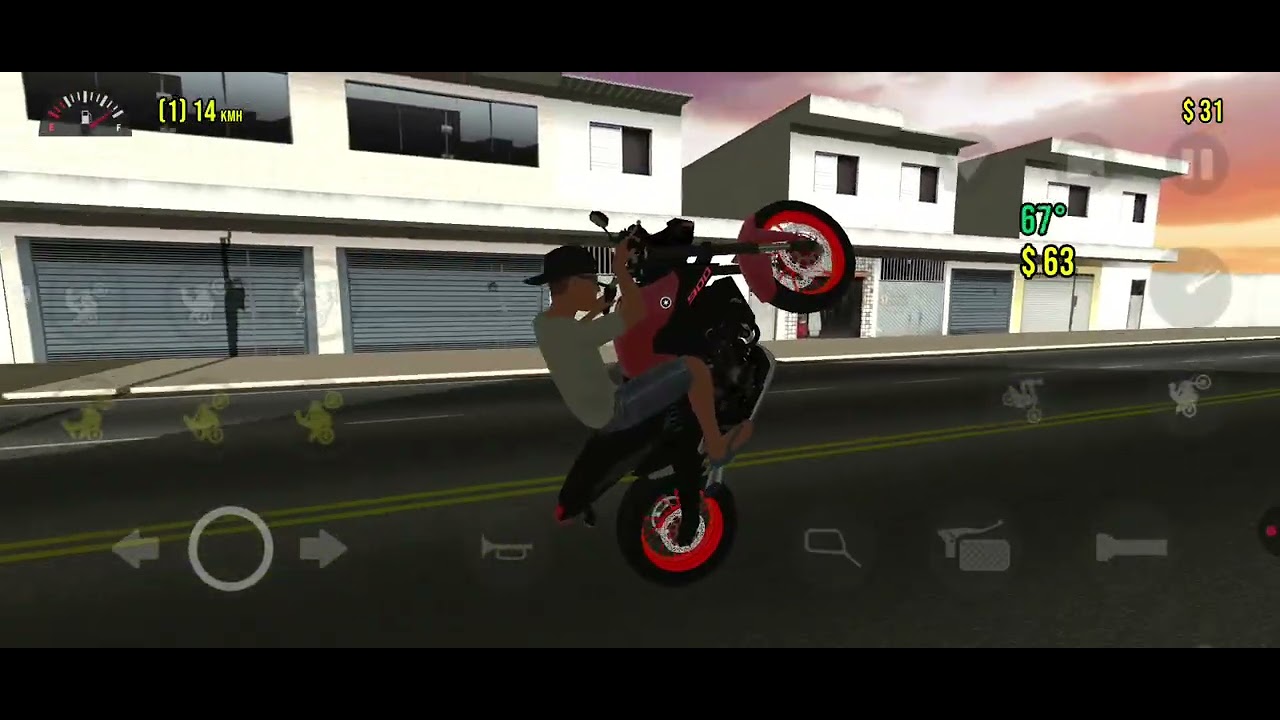 Vídeo rápido do jogo de moto para smartphone 