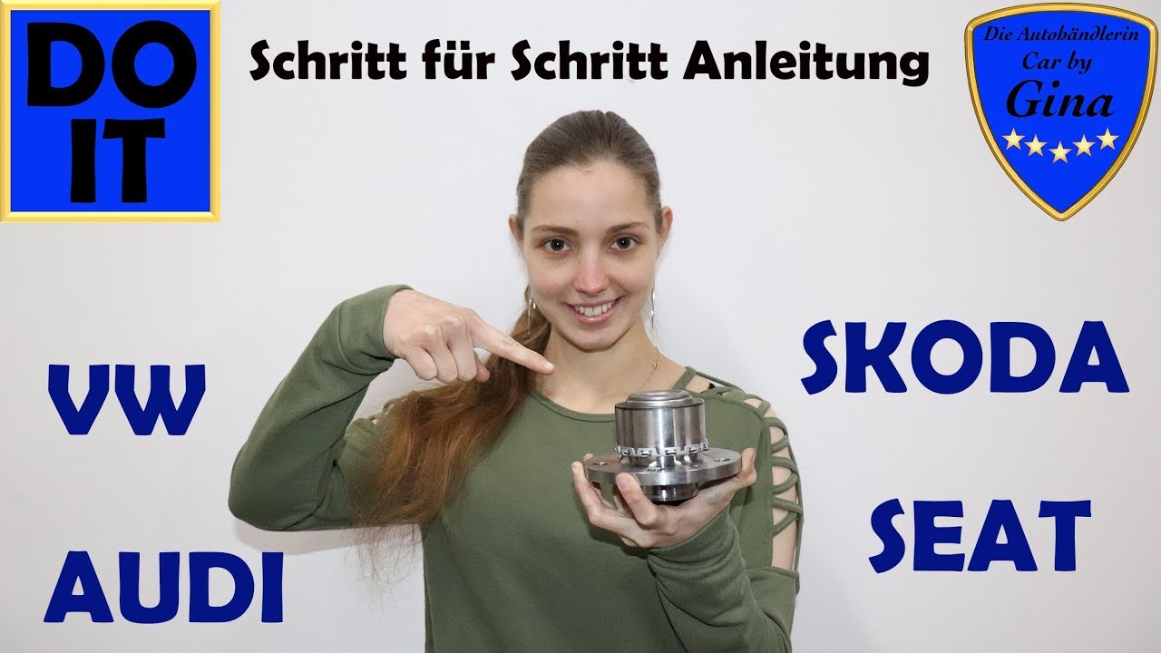RADLAGER VORNE WECHSELN / TAUSCHEN BEI AUDI VW SKODA SEAT 🔹 TUTORIAL 🔹 SCHRITT FÜR SCHRITT ANLEITUNG