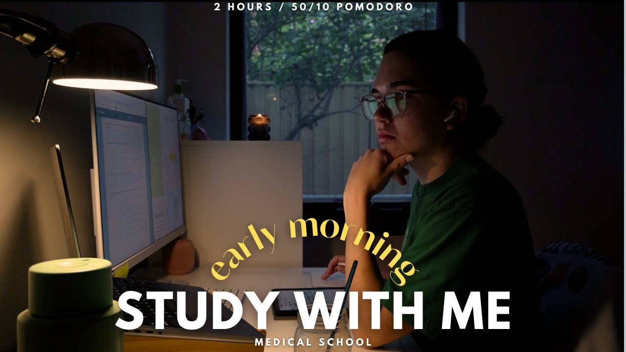 Study with me for 2 hours on a cozy winter morning ☕️ | no music, 50/10 pomodoro