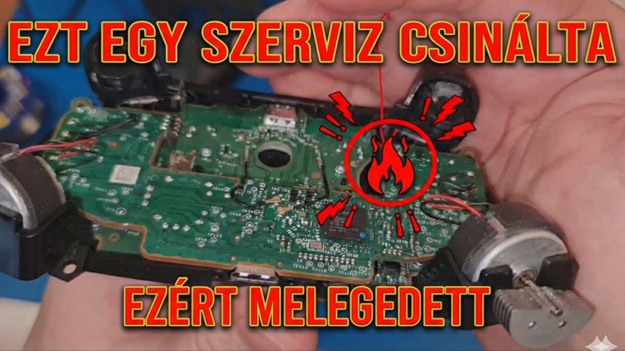 Összecsapott szerviz után melegedett és merült – Xbox Series kontroller javítás