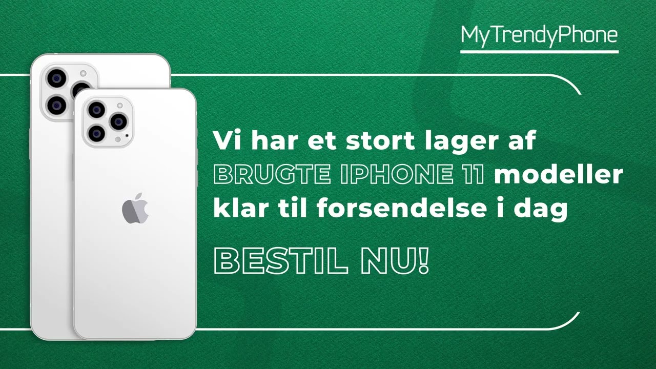 MyTrendyPhone / S&aring; god som ny -  K&oslash;b Brugt iPhone 11 hos  MyTrendyPhone nu!