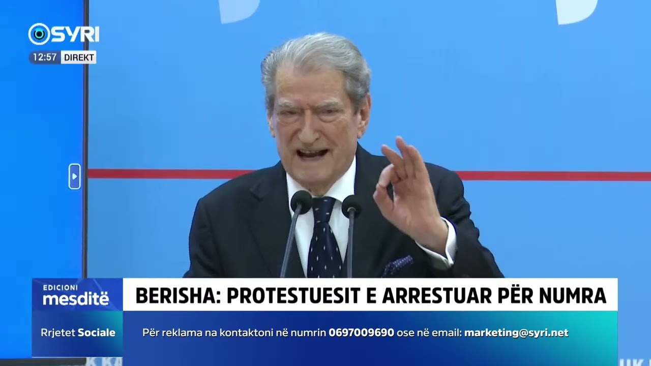 Berisha: Sulmi fizik ndaj deputetëve të opozitës dëshmon se Edi Rama kërkon përballje civile sepse..