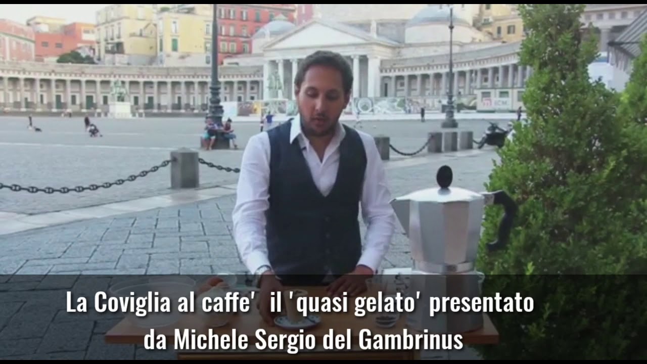 La Coviglia al Caffe il 'quasi gelato' presentato da Michele Sergio del Gambrinus