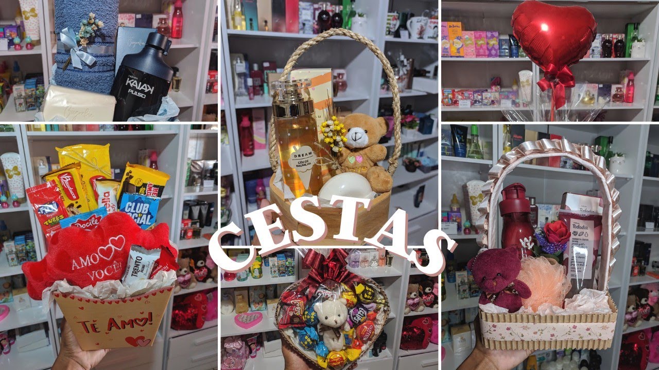 OP&Ccedil;&Otilde;ES DE CESTAS PARA O DIA DOS NAMORADOS!