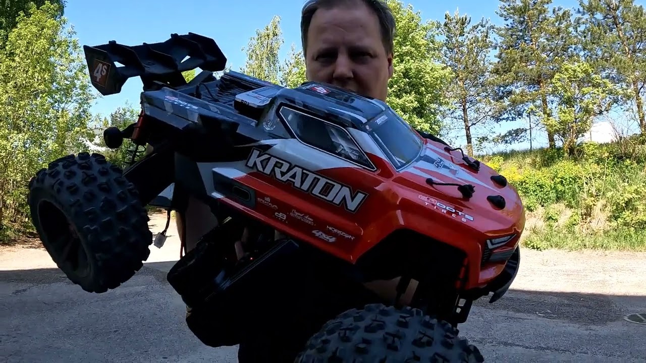 Arrma Kraton 4x4 esittely, testi ja huippunopeus testit