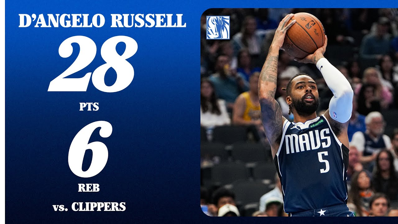 D'Angelo Russell (28 PTS 6 REB) vs. Los Angeles Clippers | November 14, 2025
