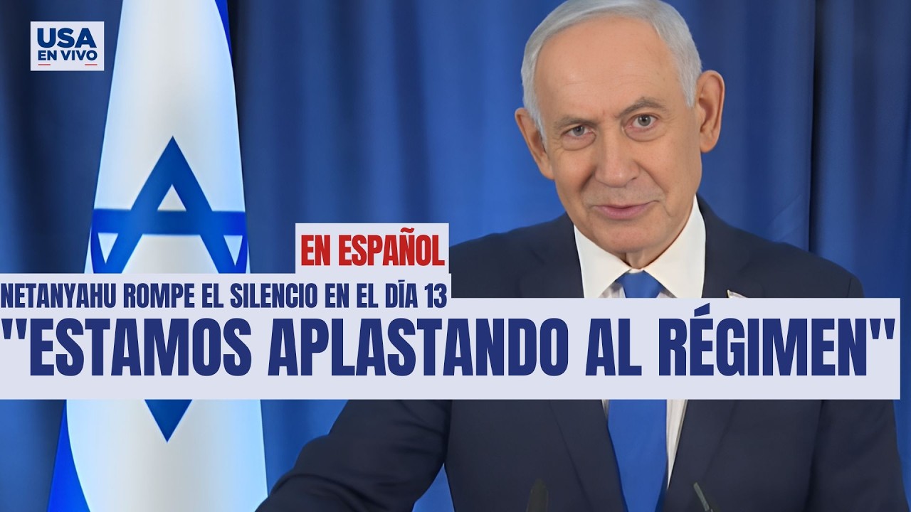 Netanyahu con la prensa y anuncia fin del régimen iraní: 