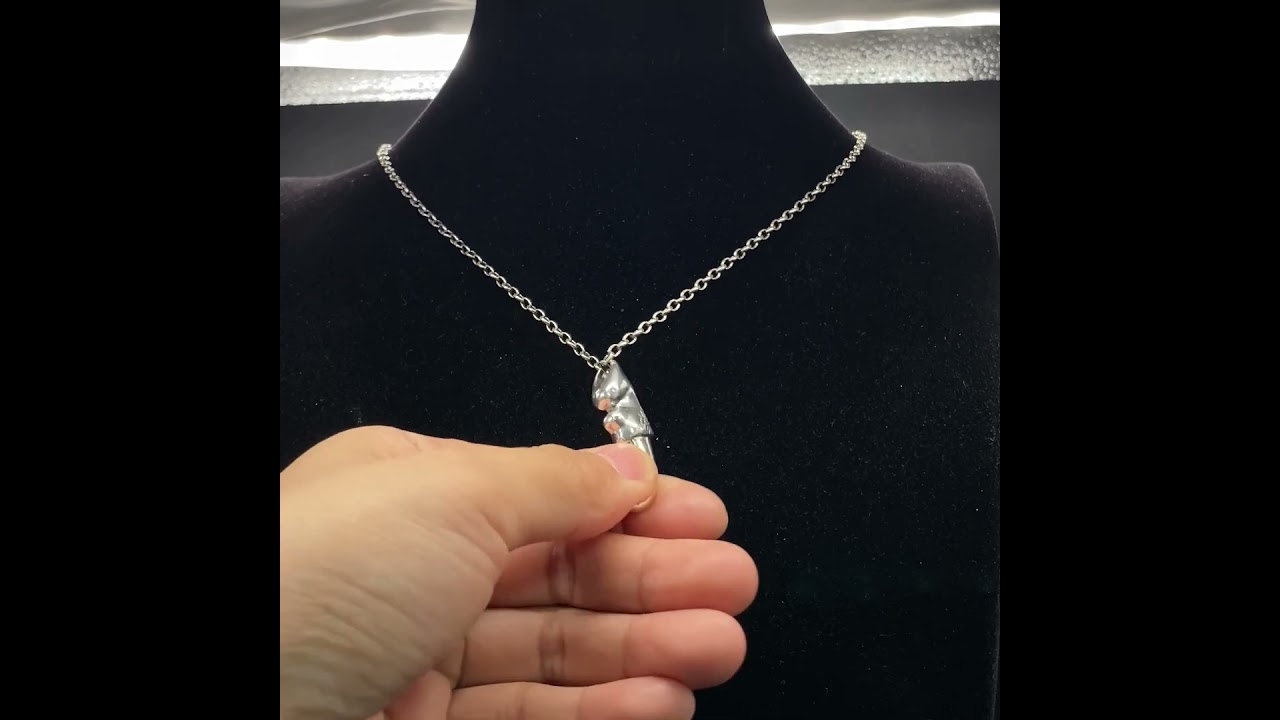 925 Sterling Silver Dragon Claw Pendant Animal Claw Men's Necklace Punk Rock Decoration Jewelry