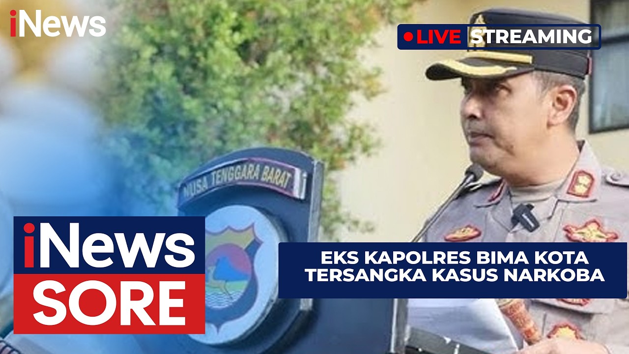 🔴LIVE | Eks Kapolres Bima Kota, Tersangka Kasus Narkoba | iNews Sore 18/02
