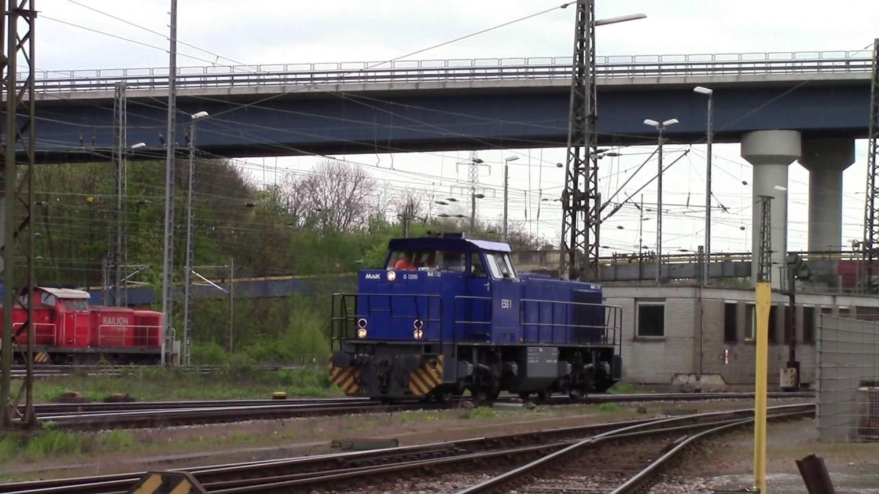 ESG 275 117-0 (Mak G1206) mit Turbo Sound beim Rangieren