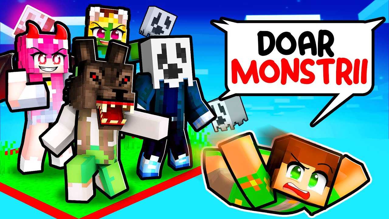 Petrecere *DOAR* Pentru MONSTRII pe Minecraft...
