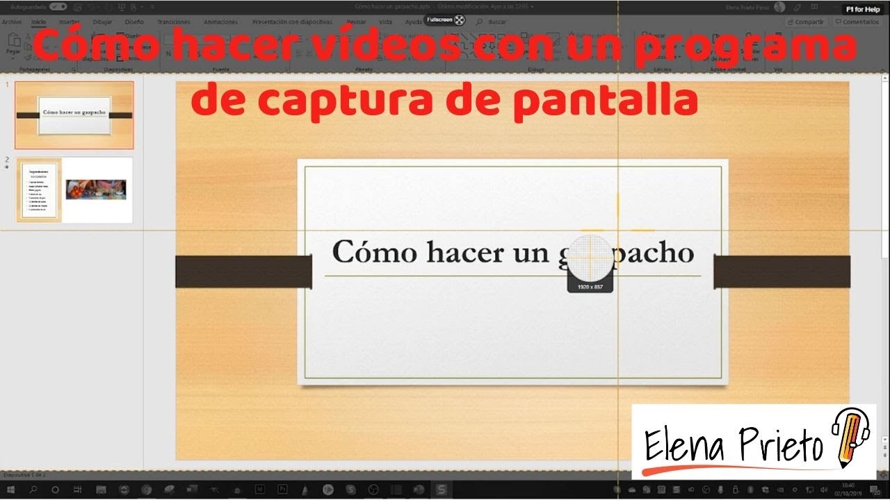 Cómo hacer vídeos fácilmente con un programa de captura de pantalla