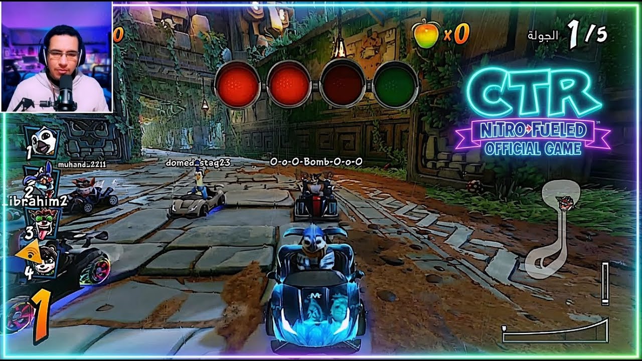 كراش سيارات أونلاين #756 (رانك-385) Ps4 || CTR Nitro Fueled Online races