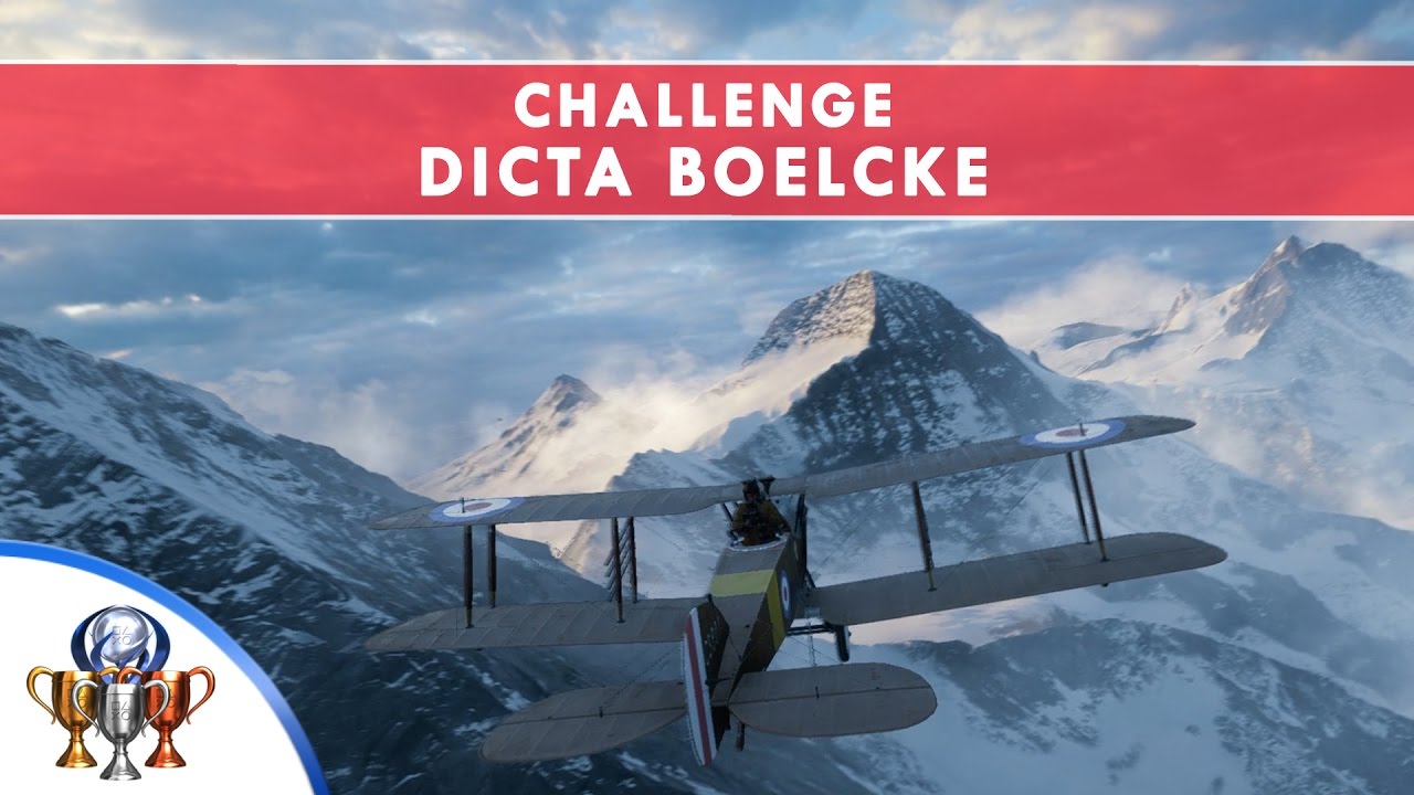 Battlefield 1 Codex Entry Challenge - Dicta Boelcke - Don’t lose the chase trail in Test Flight