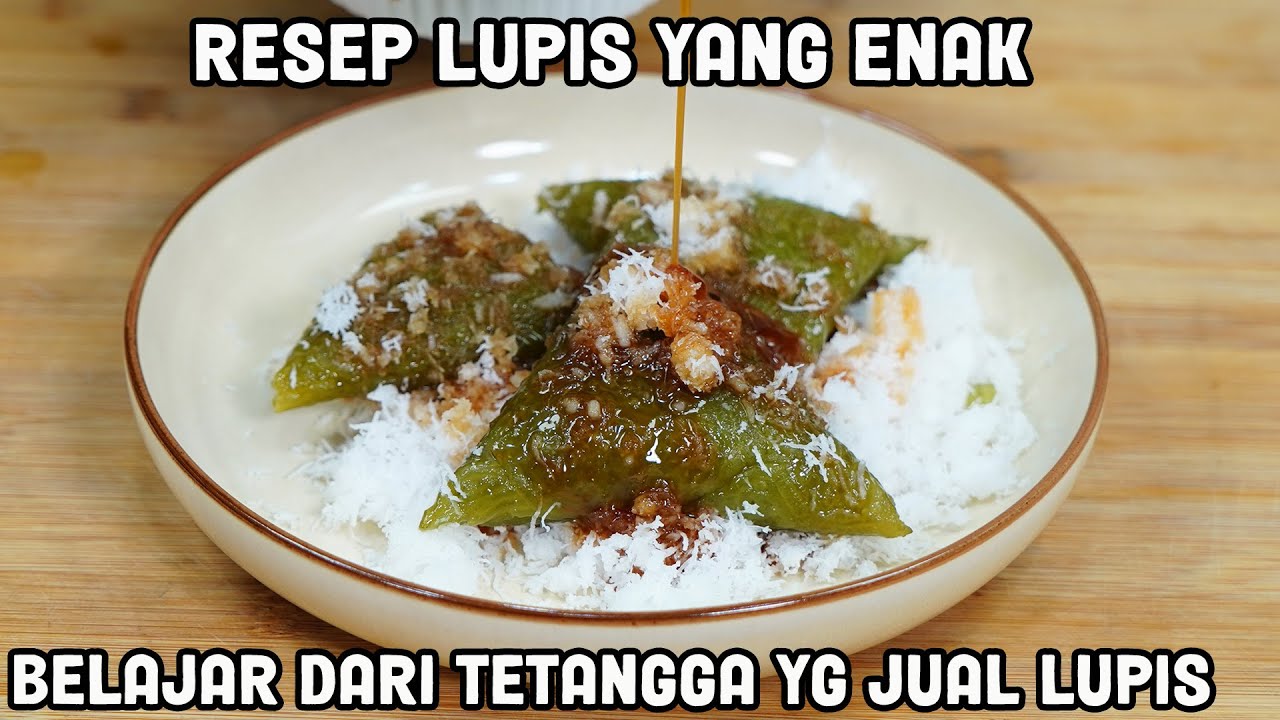Aku Belajar Buat Lupis Dari Tetanggaku Yang Jualan Lupis Hasil Memang Beda Enak Banget