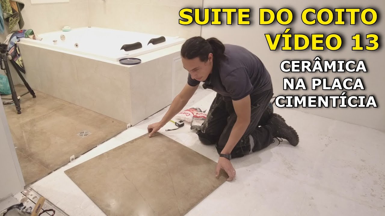 COMO COLOCAR CERÂMICA NA PLACA CIMENTÍCIA (EP 13 - TEMP - 04)
