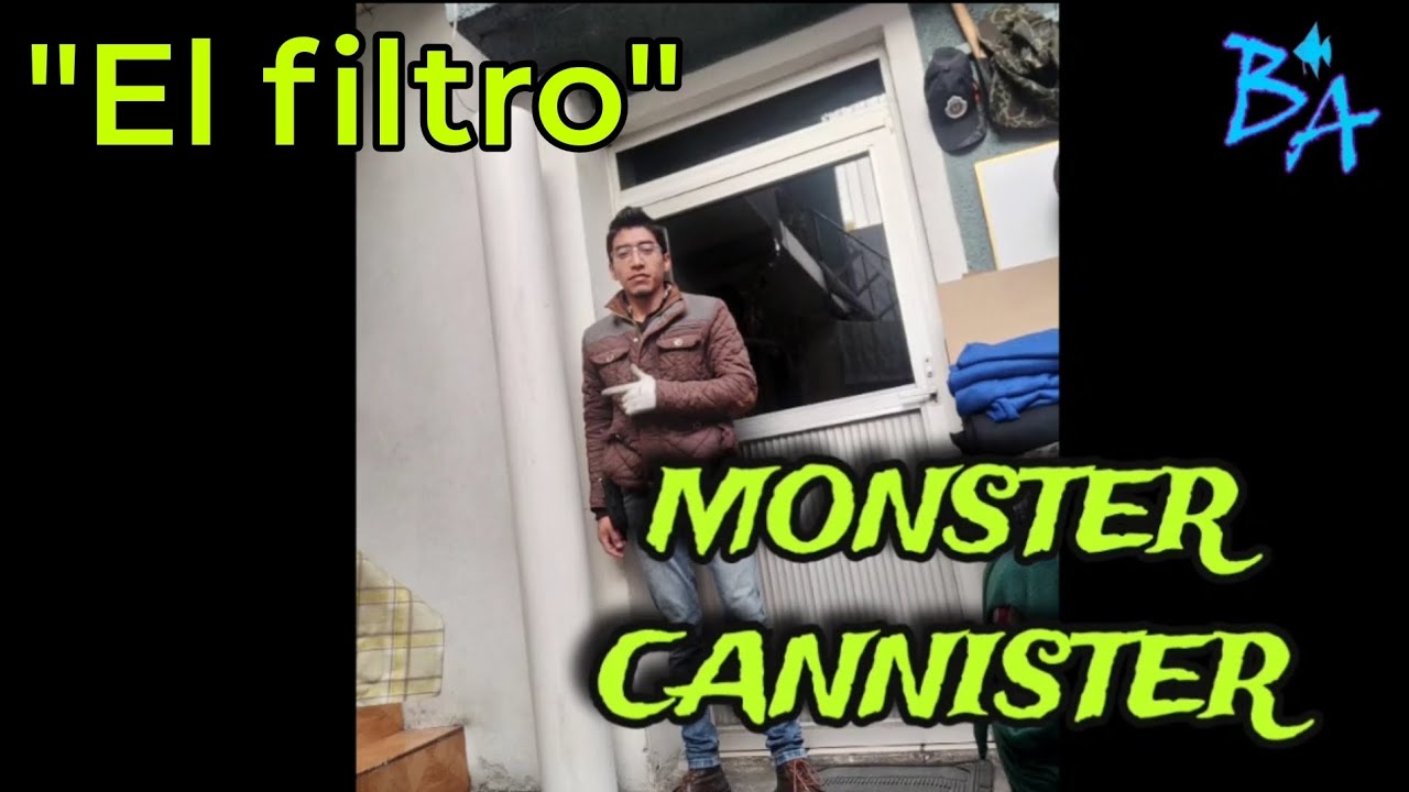 FILTRO CANNISTER COLOSAL | el filtro más desafiante que he elaborado.