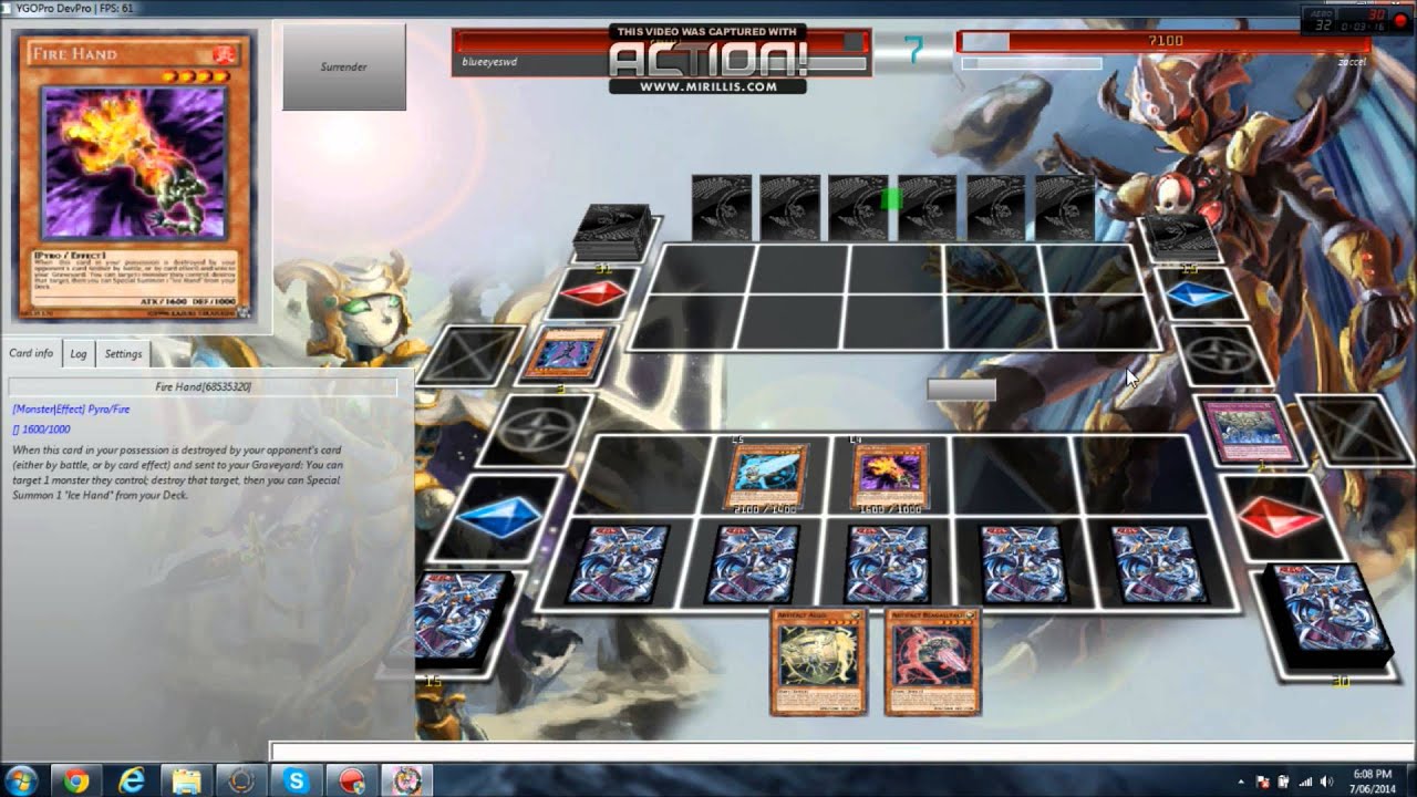 EPIC YUGIOH DEVPRO DUEL ARTIFACT HANDS VS GIMMICK PUPPETS