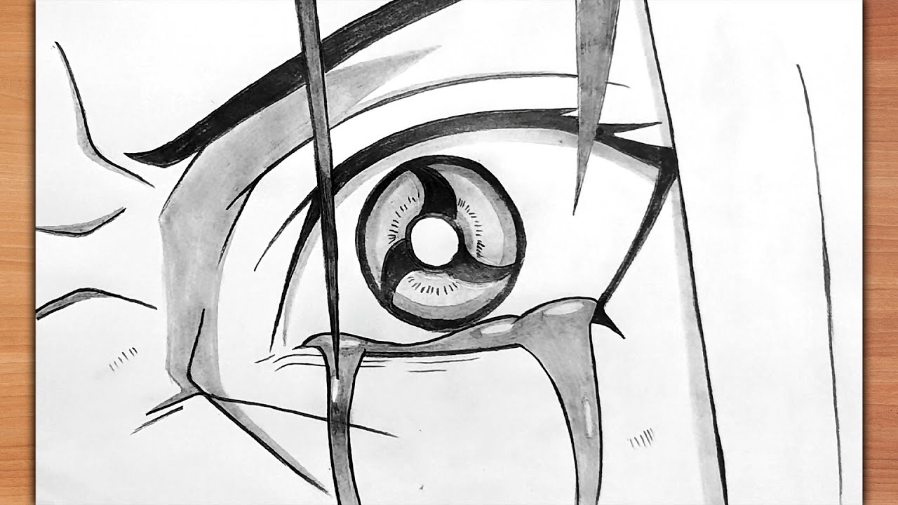 How to Draw Itachi Mangekyou Sharingan | Step by Step Naruto Drawing Tutorial