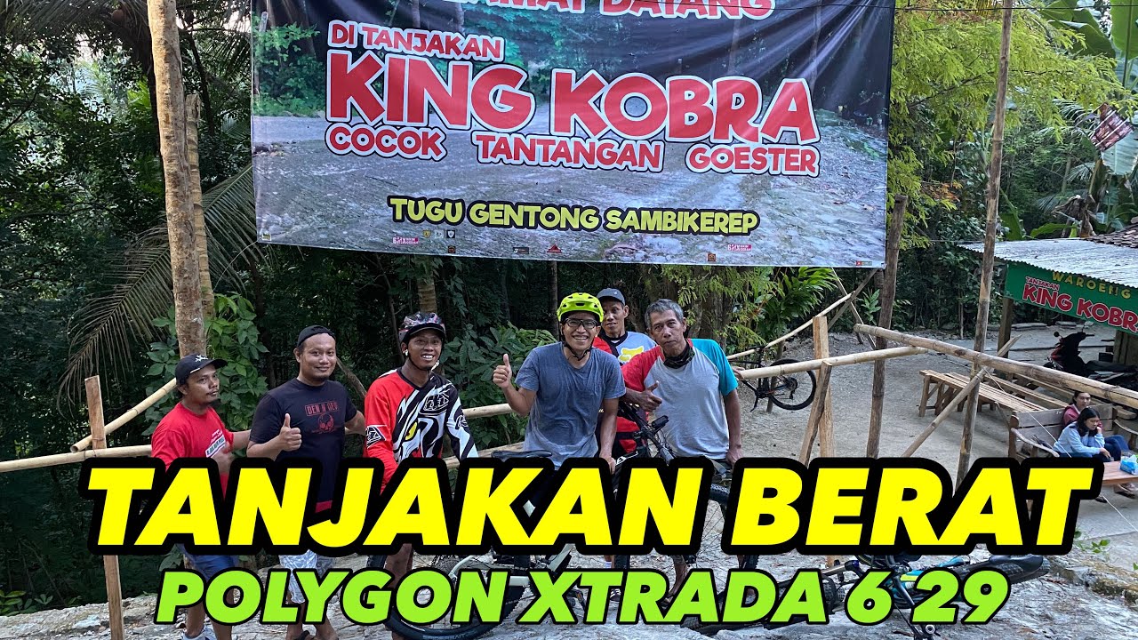 TANJAKAN KING KOBRA PAKE MTB POLYGON XTRADA 6 29 inch